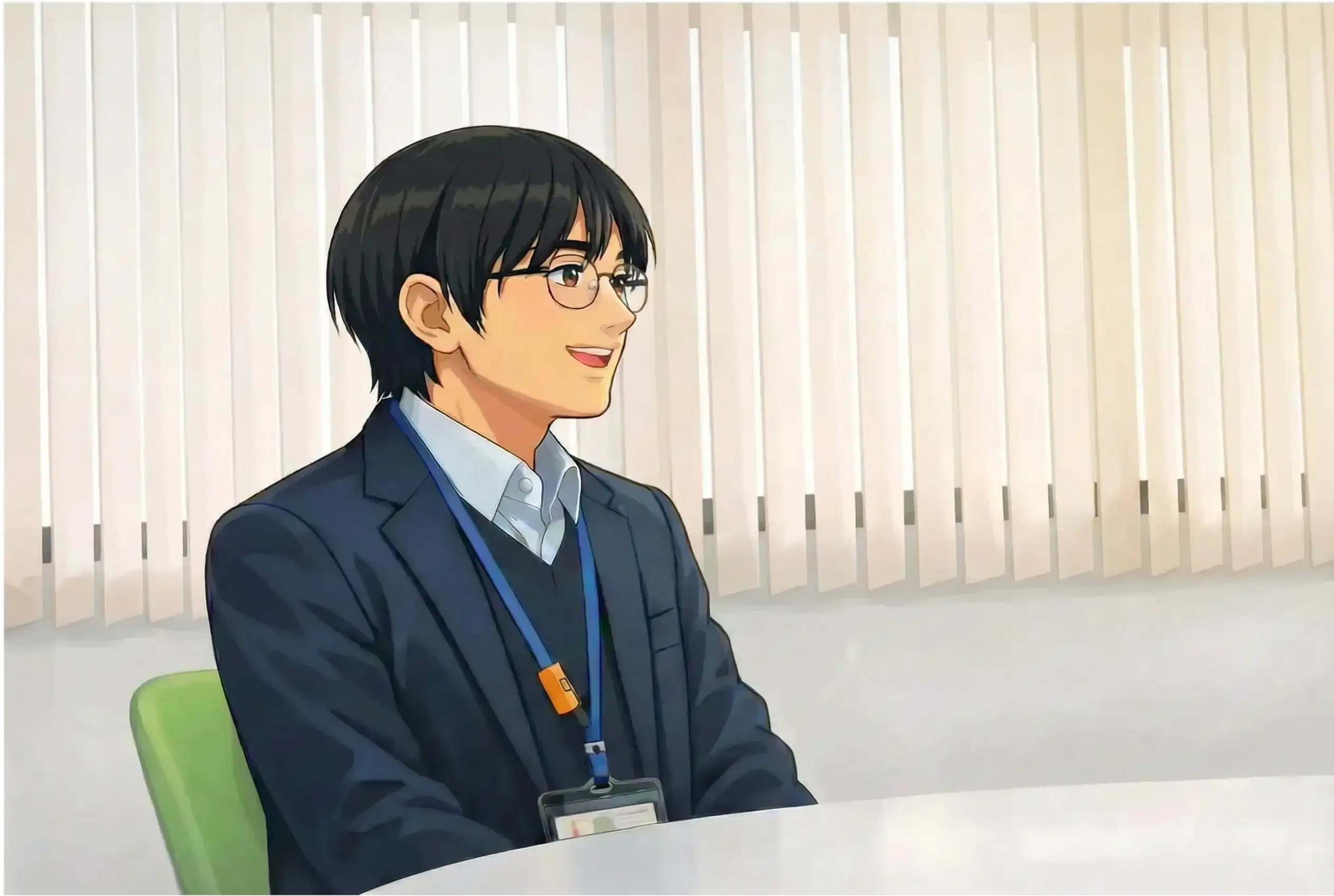 真剣な表情